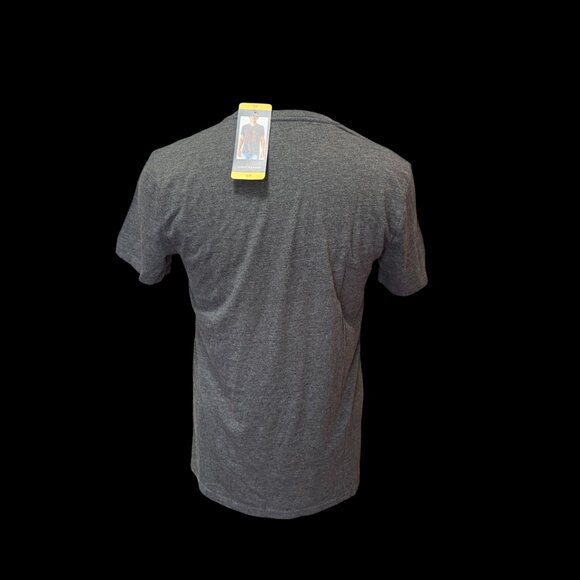 Lucky Brand Men's Graphic Tee Men's Size S Gray Red Logo Cotton Blend Shirt - Picture 3 of 7